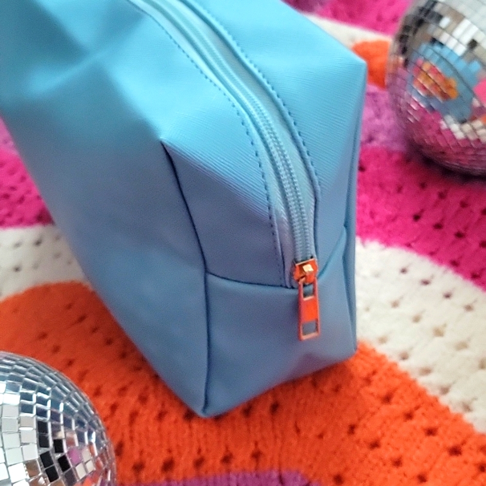 Blue "Stuff" pouch - Picture 3 of 4